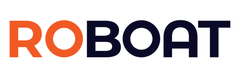 Roboat Logo, Homepage Link.